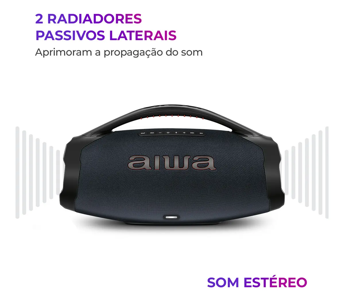 Caixa de Som Boombox Plus AIWA
