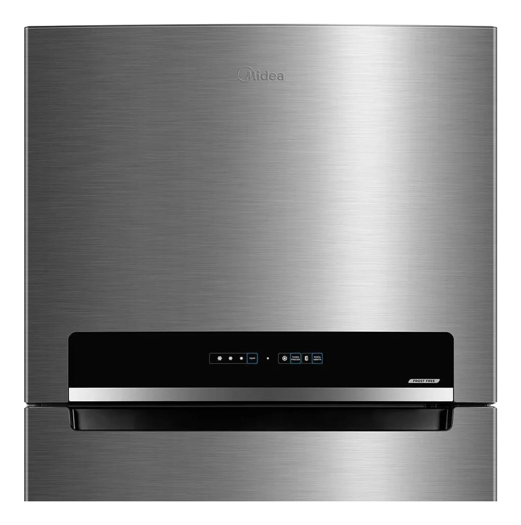 Geladeira Midea Frost Free Duplex 473 Litros Inox Bivolt